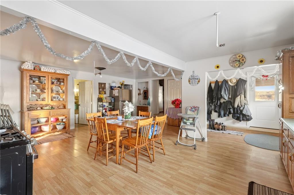 2753 Hemlock Lake Road Rossiter, PA 15772 - Photo 21 of 50 a view of a dining room with furniture window and wooden floor