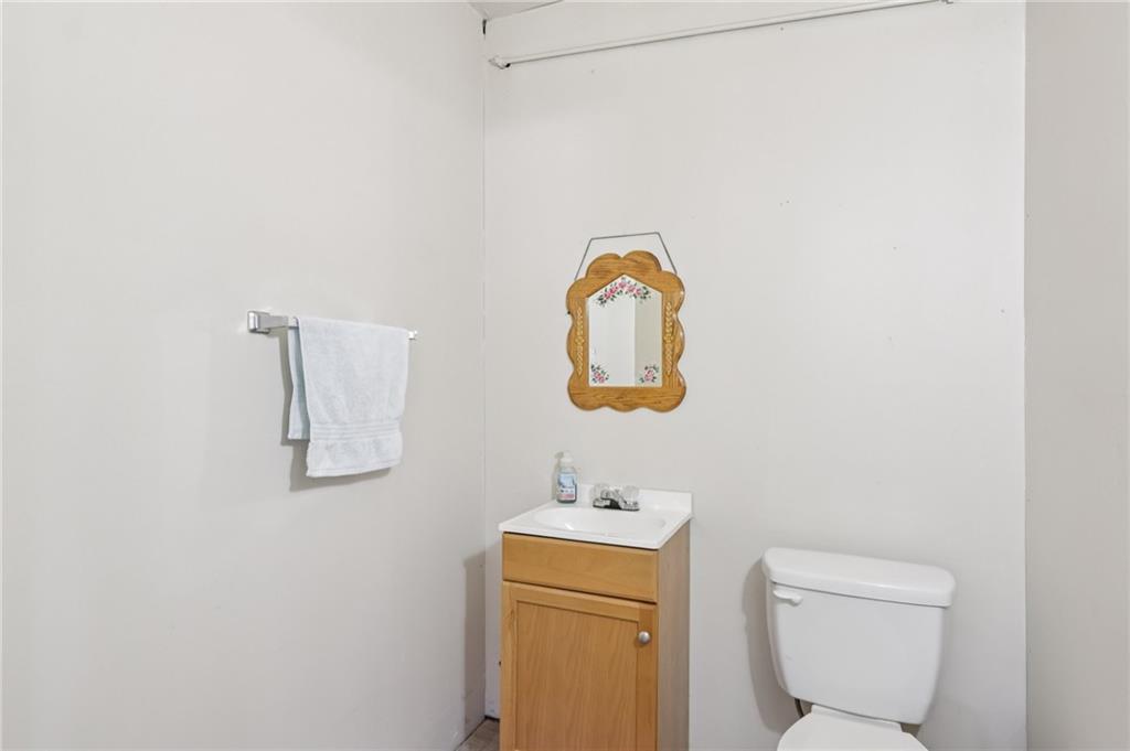 2753 Hemlock Lake Road Rossiter, PA 15772 - Photo 30 of 50 a bathroom with a toilet and a sink