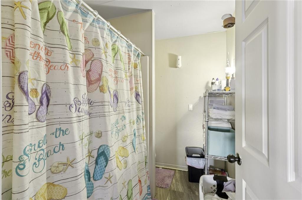 2753 Hemlock Lake Road Rossiter, PA 15772 - Photo 33 of 50 a bathroom with a shower curtain