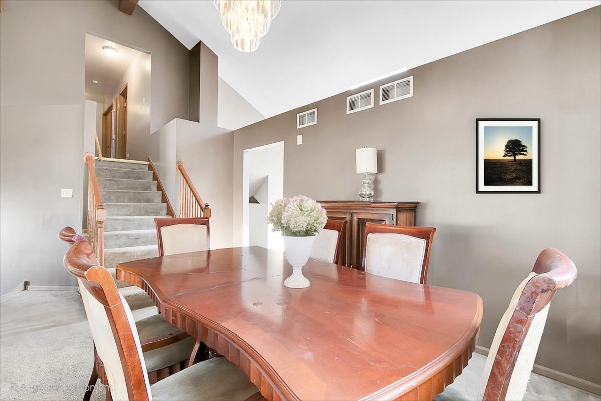 663 Primrose Lane Matteson, IL 60443 - Photo 5 of 32 a view of a dining room with furniture and wooden floor