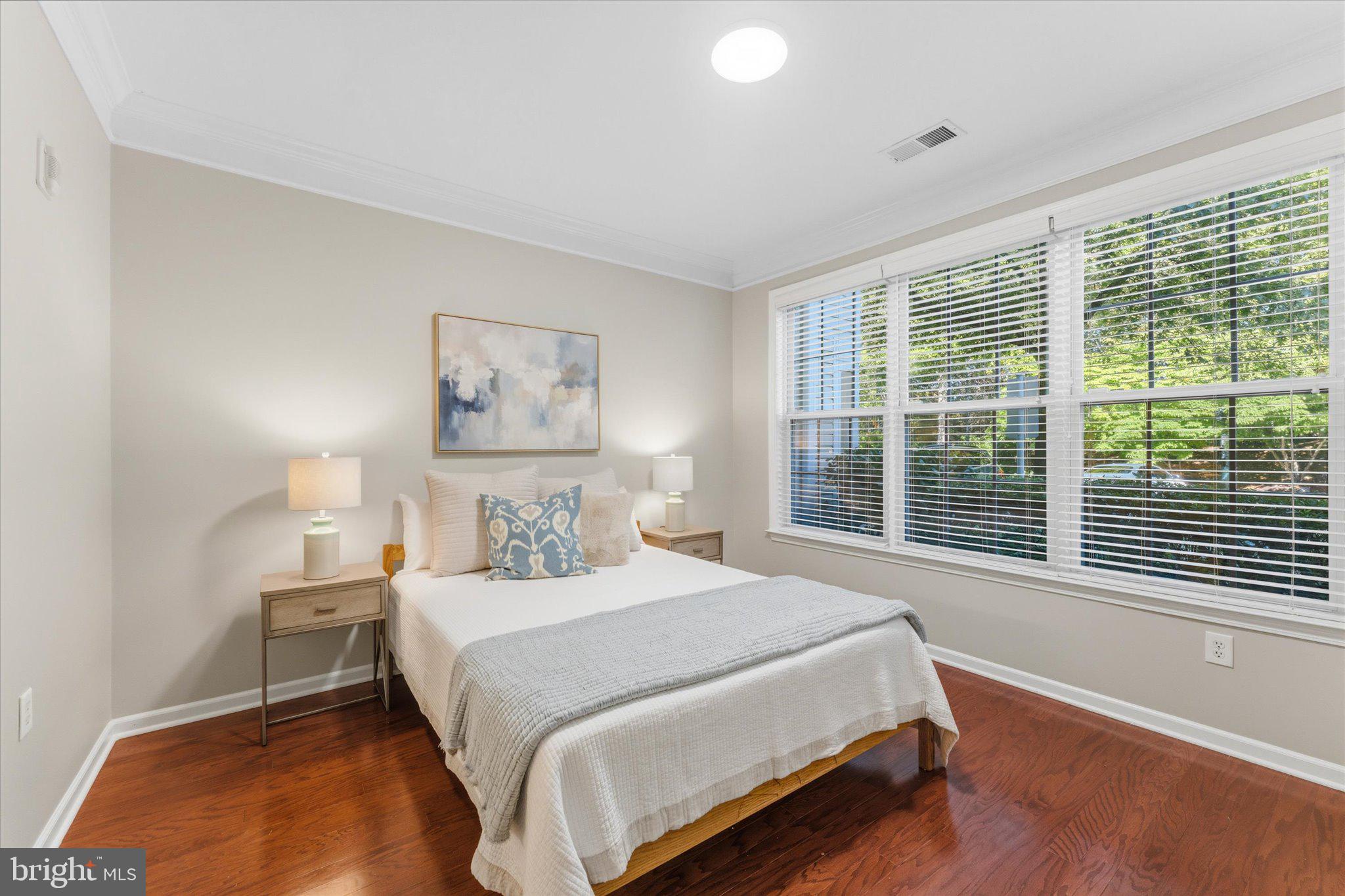 503 Sunset View Terrace Southeast, Unit 101 Leesburg, VA 20175 - Photo 16 of 39 Serene bedroom with natural light.
