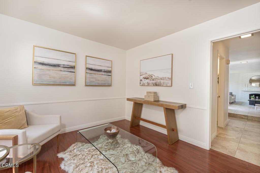 6802 Verde Ridge Road Rancho Palos Verdes, CA 90275 - Photo 21 of 46 a living room with furniture and a wooden floor