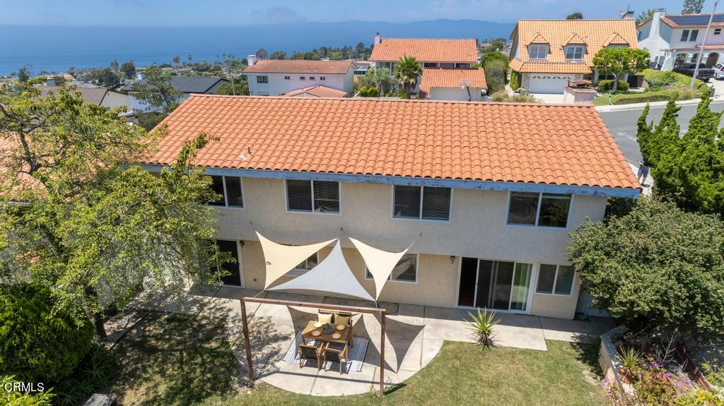 6802 Verde Ridge Road Rancho Palos Verdes, CA 90275 - Photo 39 of 46 an aerial view of a house with yard porch and furniture