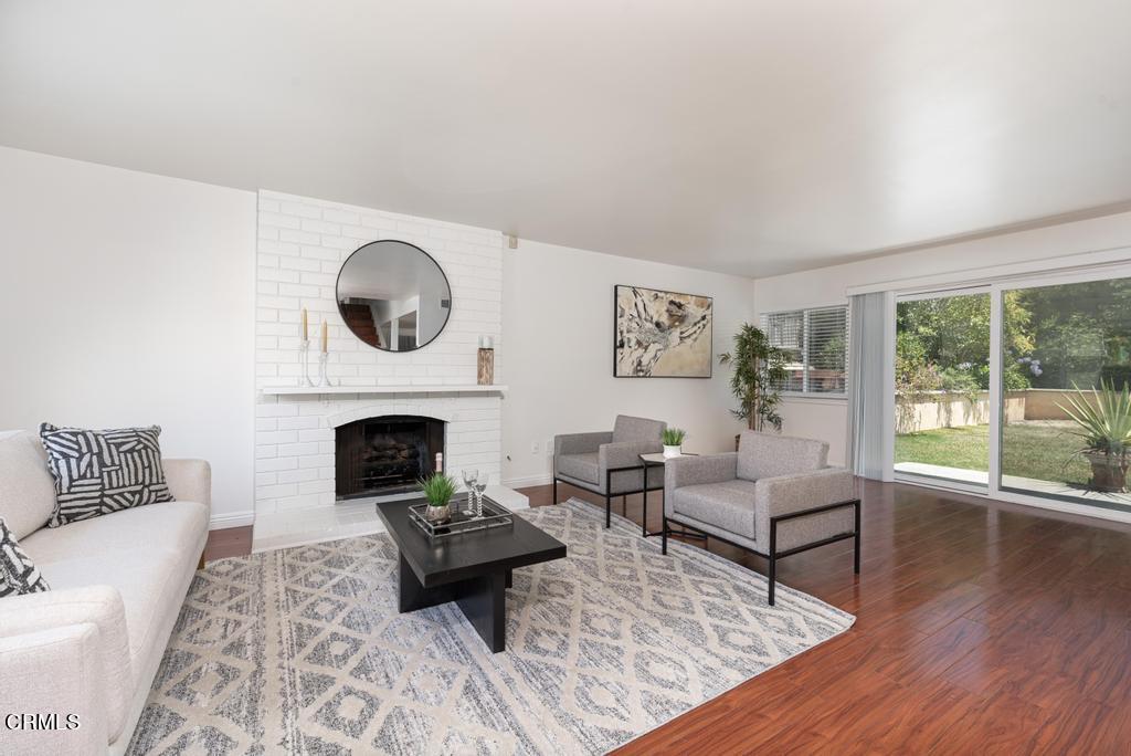 6802 Verde Ridge Road Rancho Palos Verdes, CA 90275 - Photo 6 of 46 a living room with furniture and a fireplace