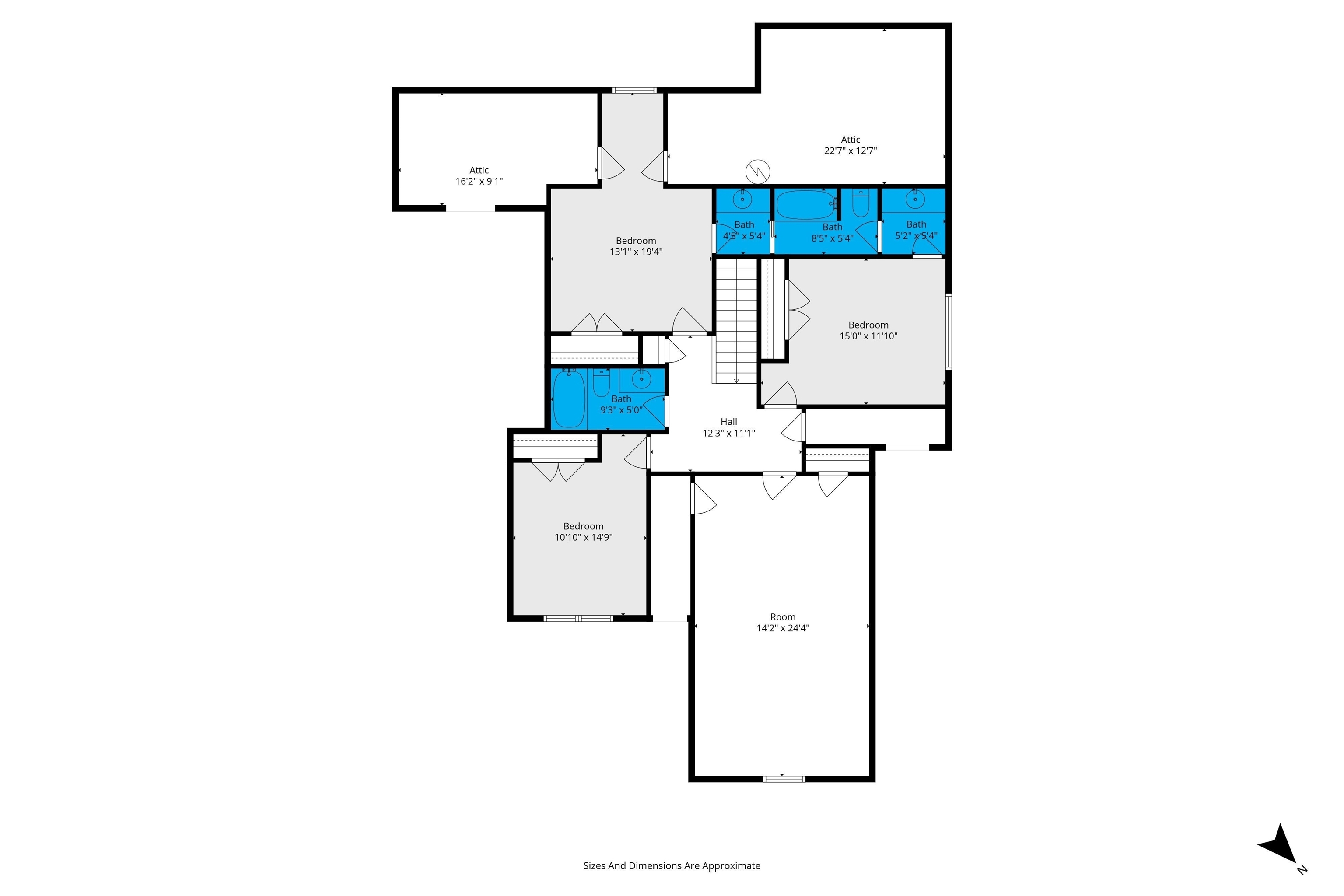 104 Pebble Court Fairhope, AL 36532 - Photo 73 of 73 Second floor plan