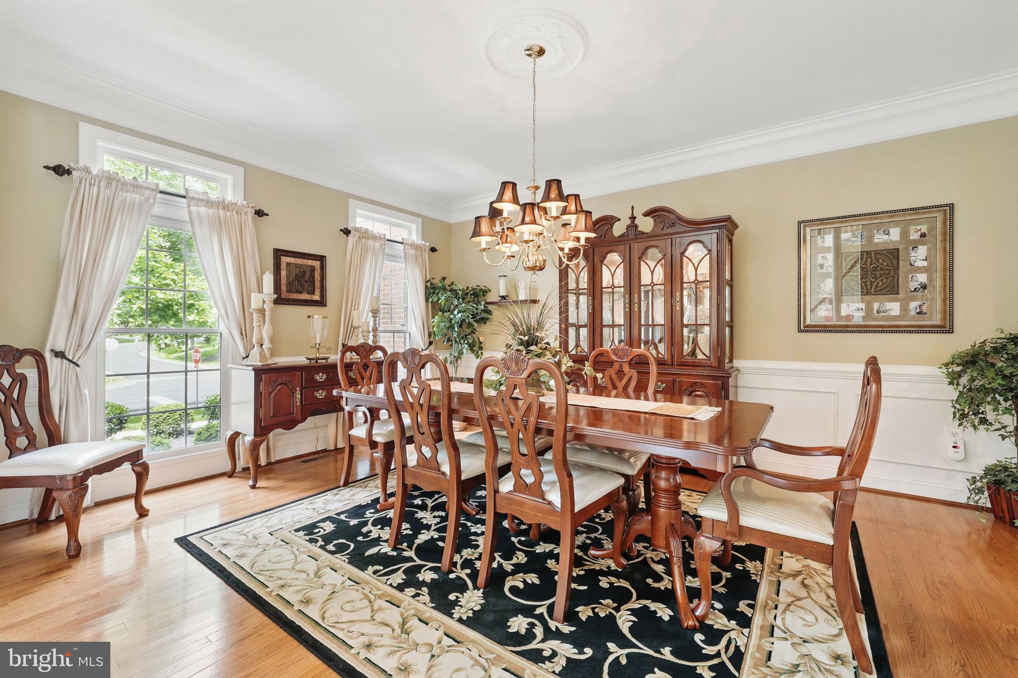 40755 Lenah Run Circle Aldie, VA 20105 - Photo 11 of 37 a view of a dining room with furniture window and outside view