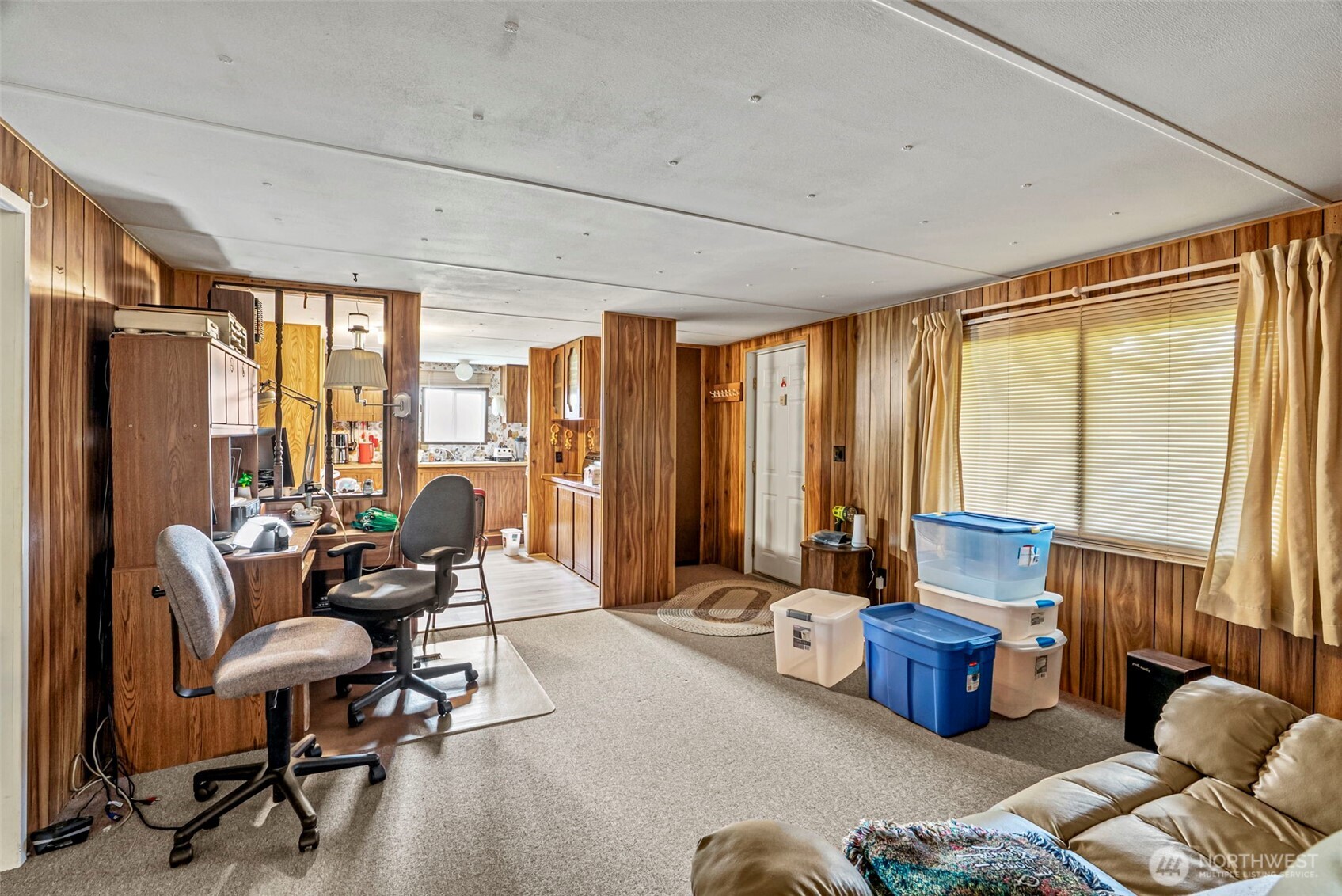 301 Henriot Road Toledo, WA 98591 - Photo 29 of 31 a living room with furniture and floor to ceiling windows