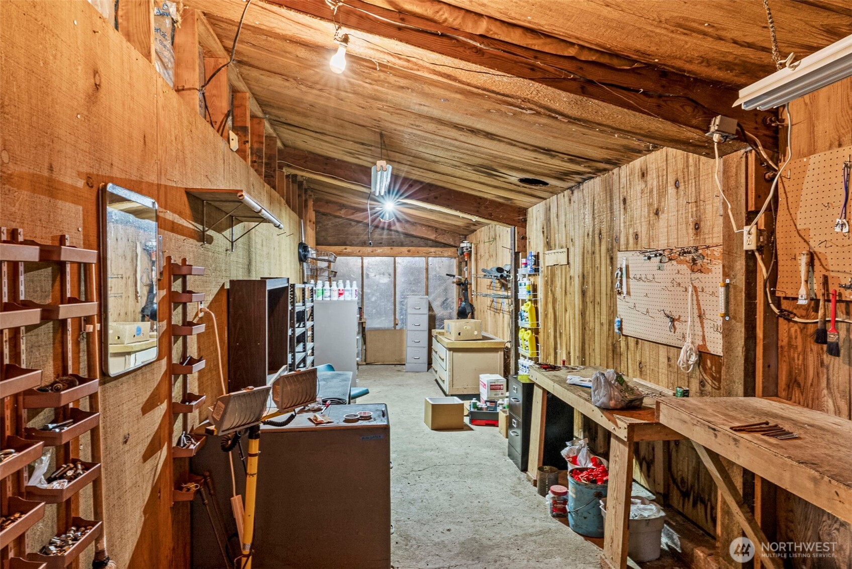 301 Henriot Road Toledo, WA 98591 - Photo 10 of 31 a view of a storage room with an outdoor space