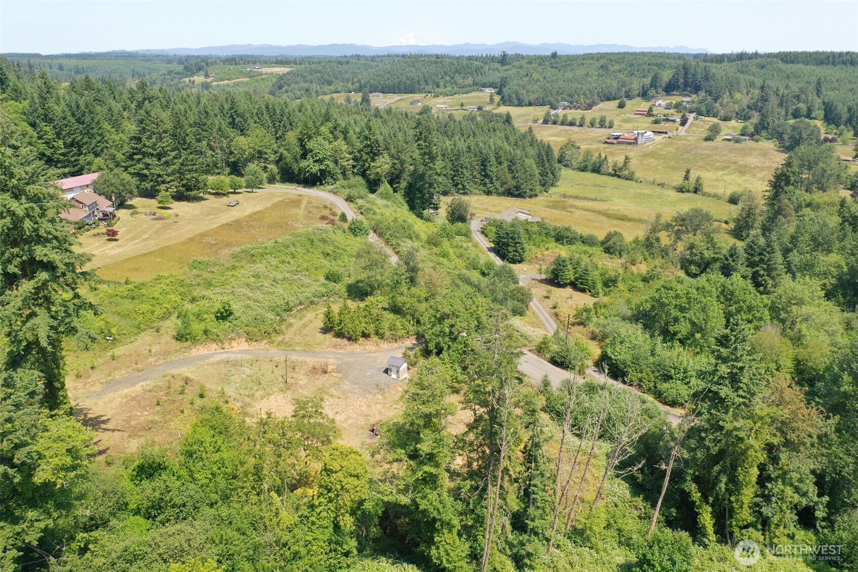 215 Sanderson Road Chehalis, WA 98532 - Photo 8 of 17 a view of a forest with a lake