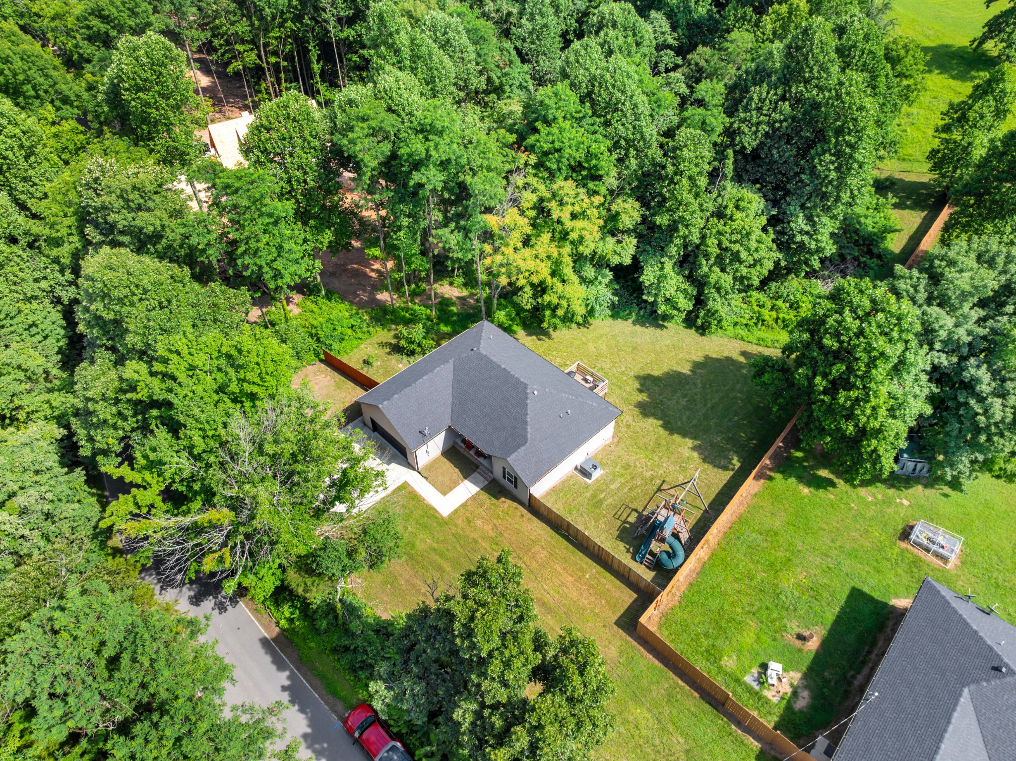 1147 Mt Herman Road Fayetteville, TN 37334 - Photo 25 of 31 an aerial view of a house with a yard