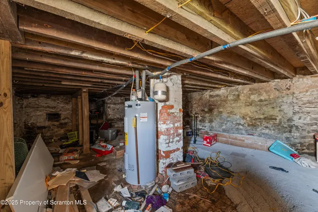 a view of storage and utility room