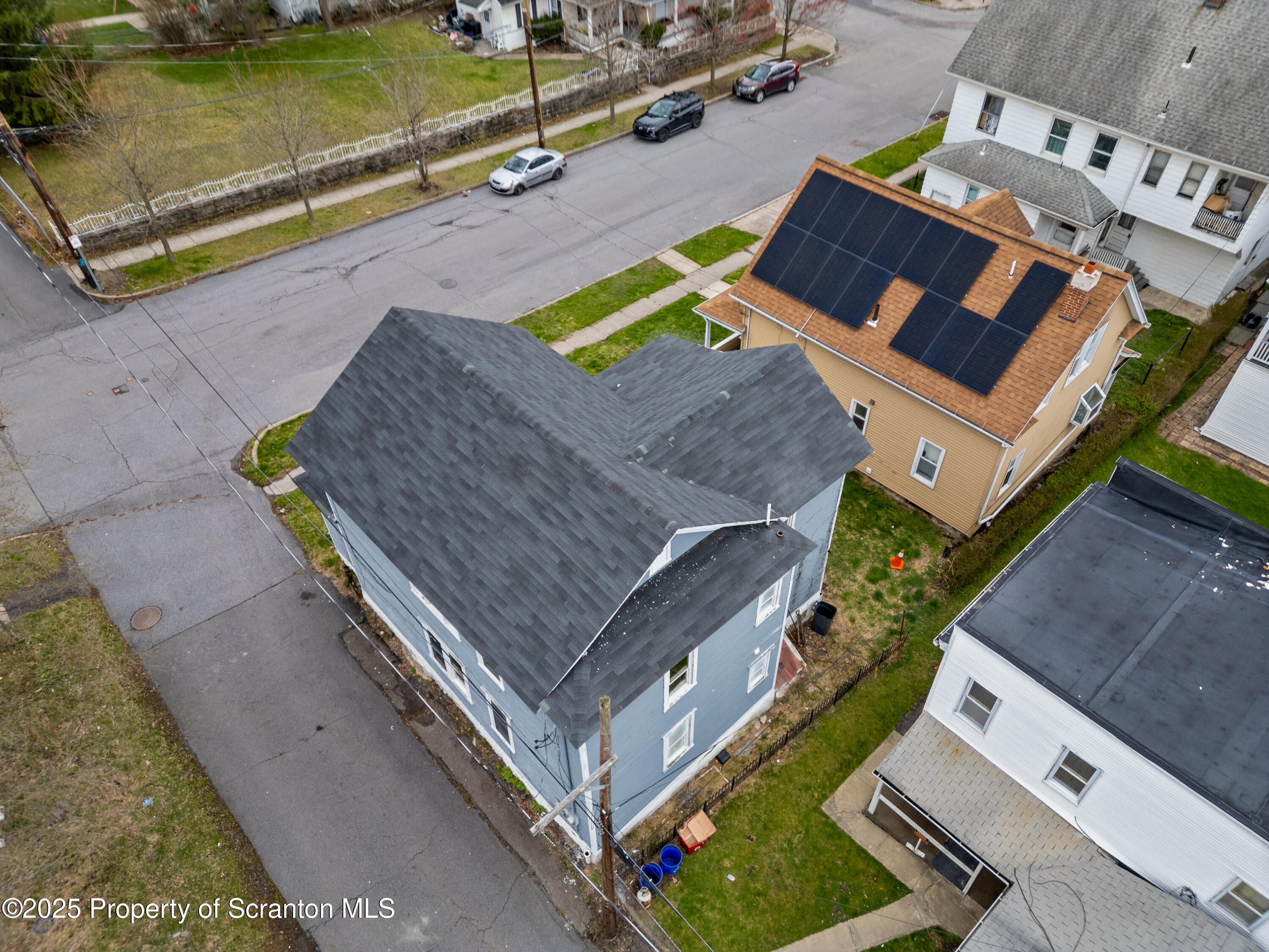 613 East Locust Street Scranton, PA 18505 - Photo 5 of 20 an aerial view of a house with a swimming pool