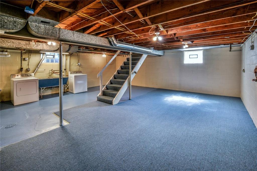 220 Fox Chapel Road Pittsburgh, PA 15238 - Photo 11 of 14 The partially finished basement is perfect as a play room or exercise room.