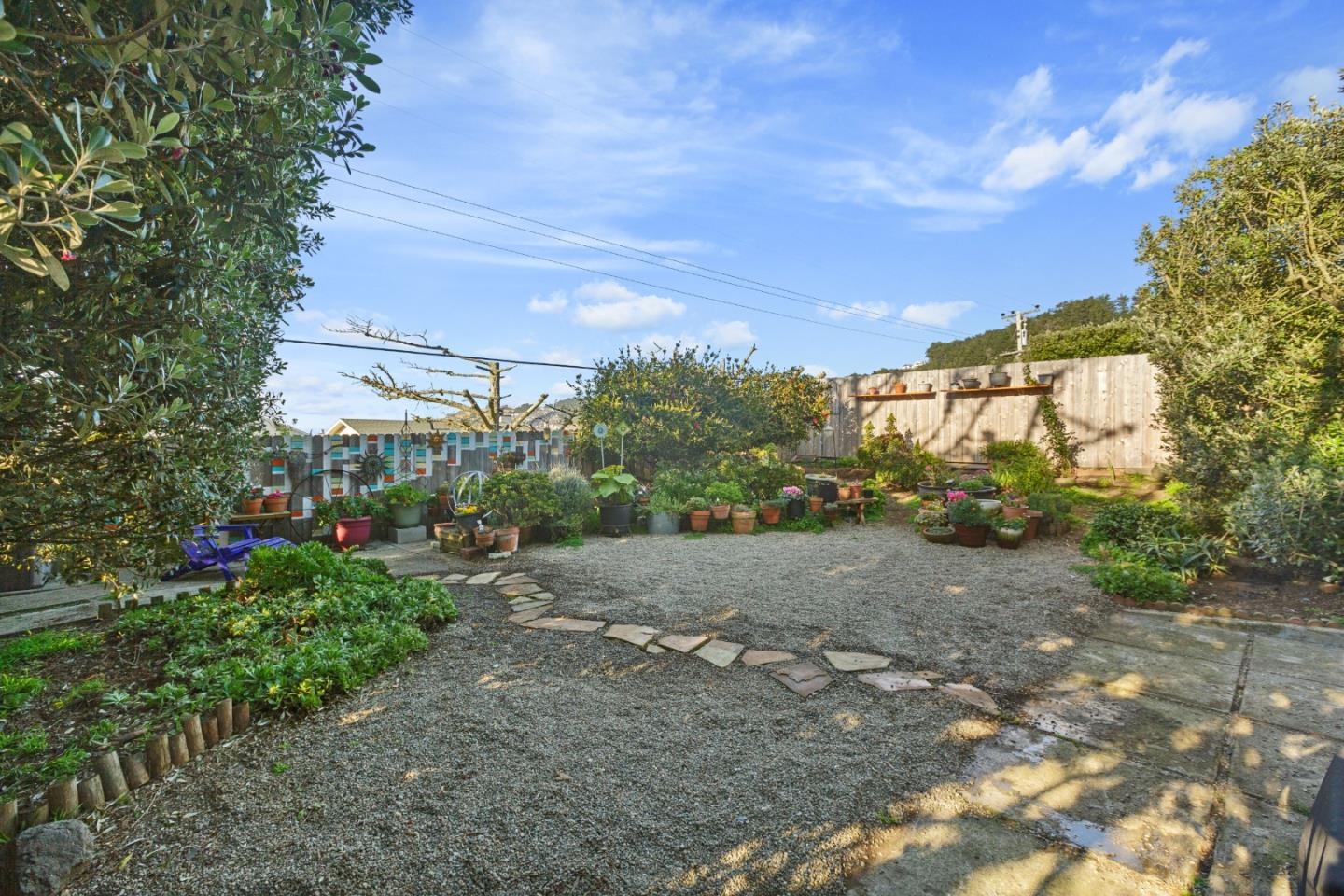 107 Crestmoor Circle Pacifica, CA 94044 - Photo 36 of 45 a view of a yard with plants and trees