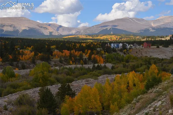 a view of a lake with a mountain
