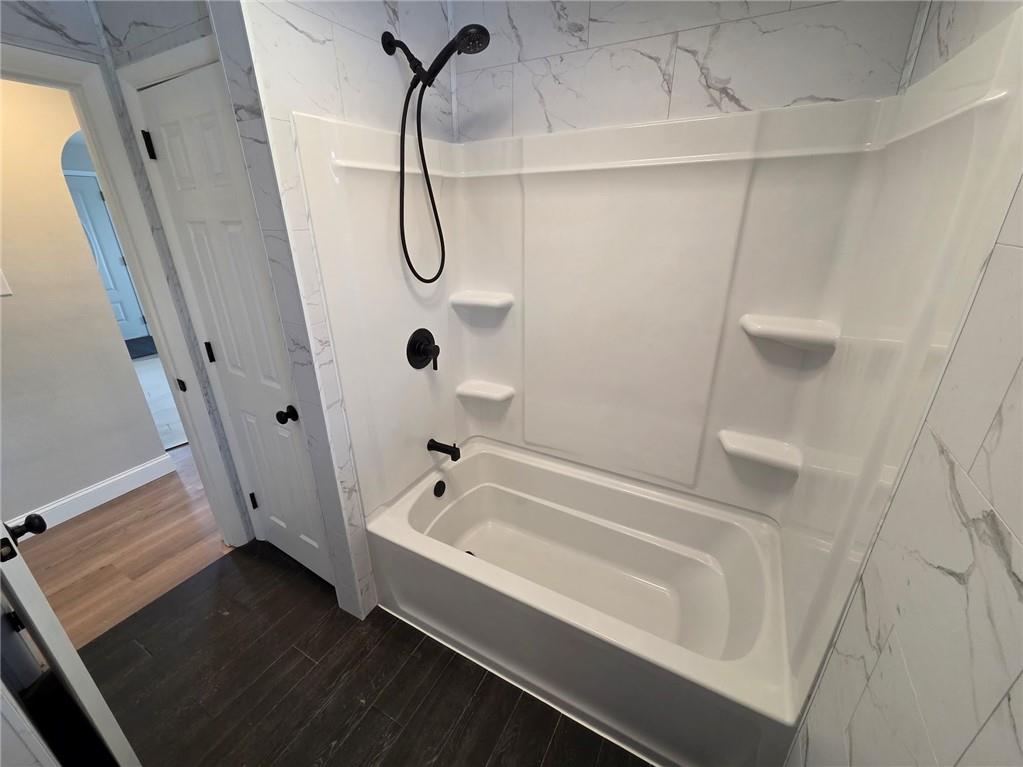 265 North Duffy Road Butler, PA 16001 - Photo 21 of 41 a bathroom with a bathtub and a shower