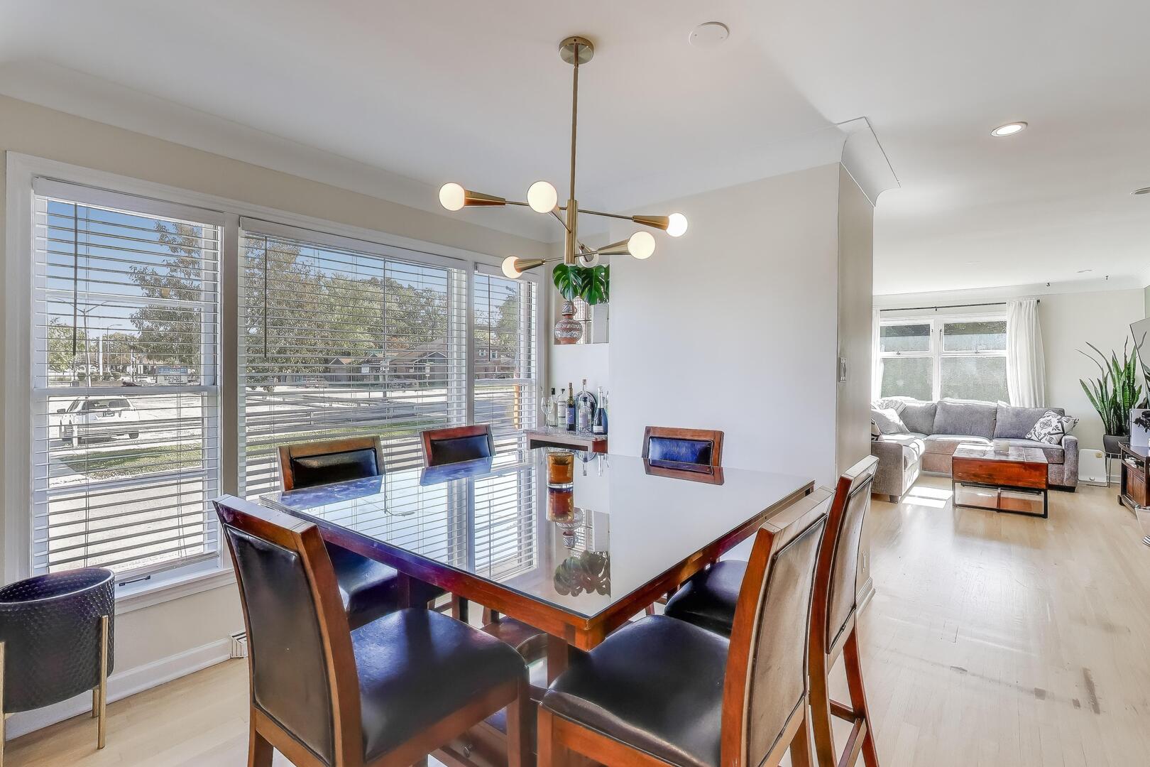 Undisclosed Address Chicago, IL 60655 - Photo 9 of 25 a view of a dining room with furniture window and outside view
