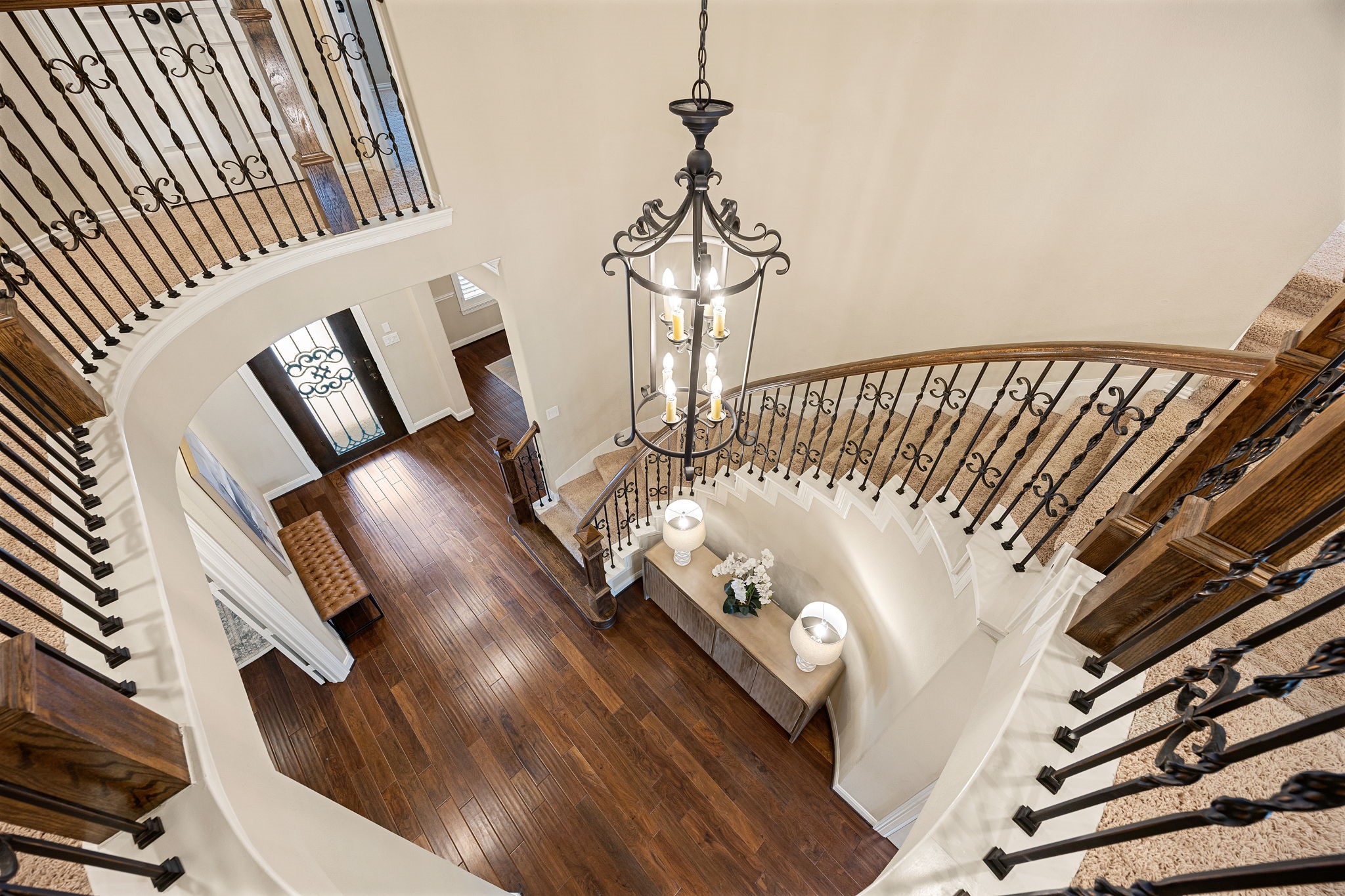 3306 Reston Landing Lane Katy, TX 77494 - Photo 30 of 50 Upstairs, the home continues to impress with a spacious entertainment room, private media room, and a versatile flex space tailored to your family’s lifestyle, along with well-appointed secondary bedrooms.