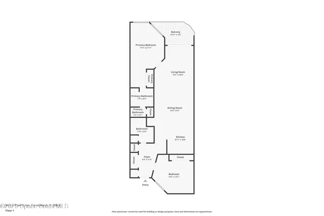 a view of a building with a garden and pathway