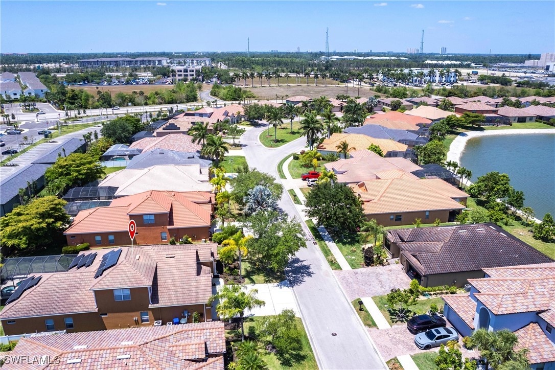 2808 Via Piazza Loop Fort Myers, FL 33905 - Photo 46 of 49 an aerial view of a houses with a swimming pool
