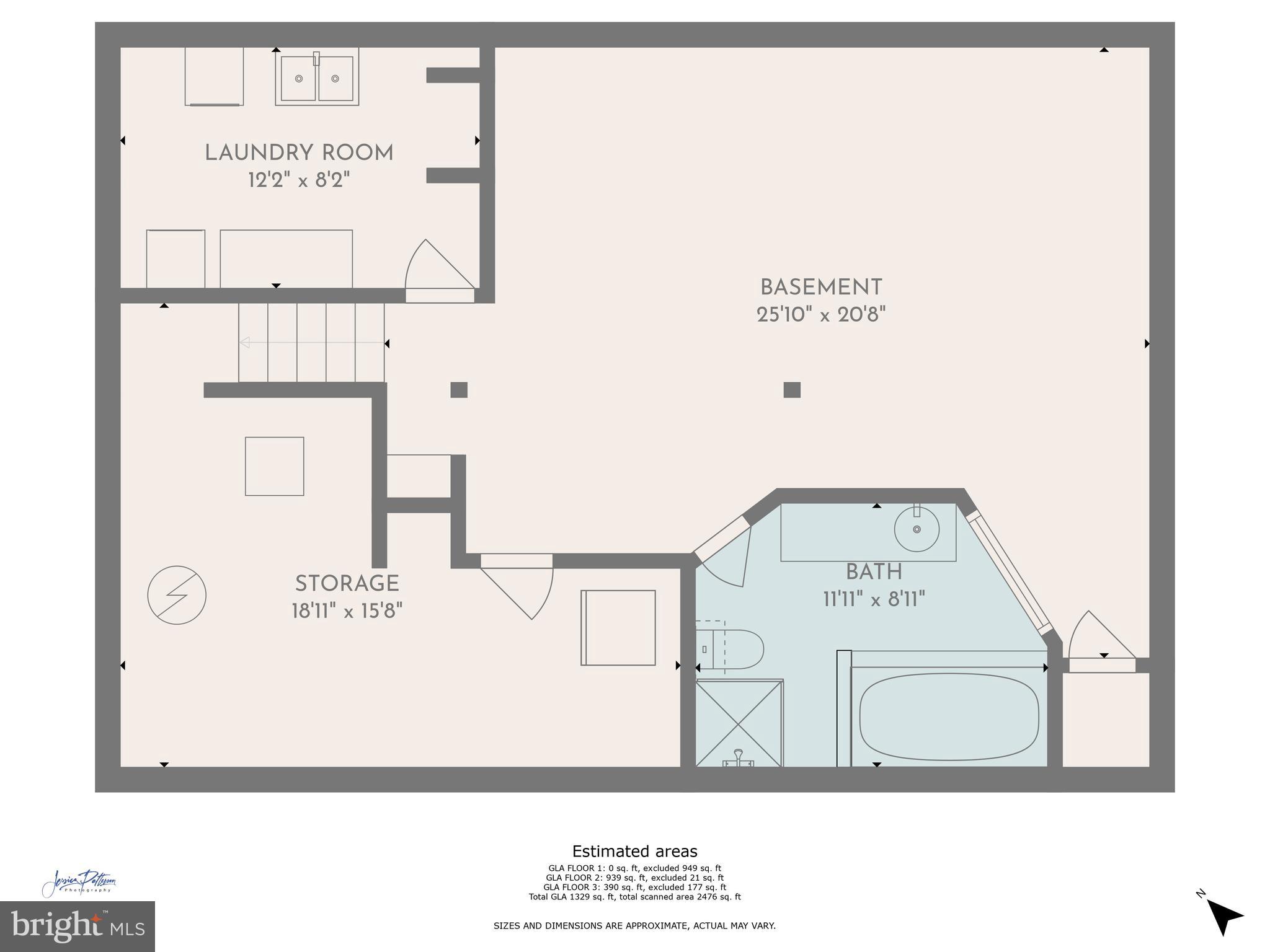 8215 Cedar Street Silver Spring, MD 20910 - Photo 44 of 45 Lower level Floor Plan