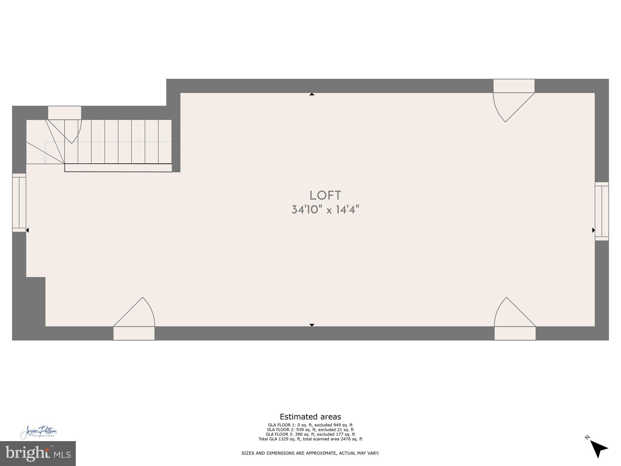 8215 Cedar Street Silver Spring, MD 20910 - Photo 45 of 45 Upper level Floor Plan