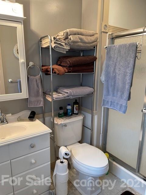 845 Sandy Level Church Road Bostic, NC 28018 - Photo 27 of 46 a bathroom with a sink and toilet