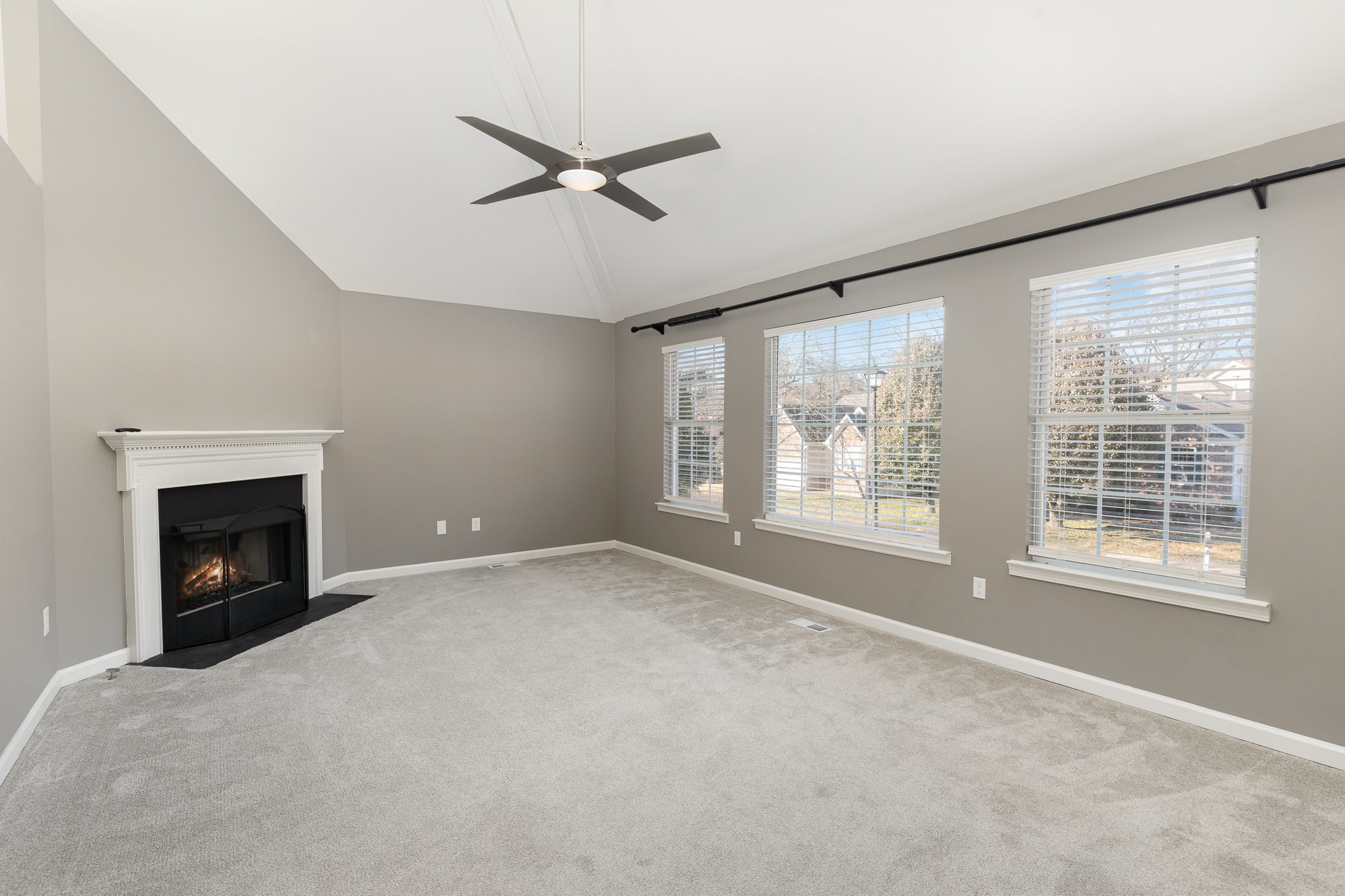 3014 Bent Tree Road Franklin, TN 37067 - Photo 5 of 17 a view of an empty room with a window and fireplace