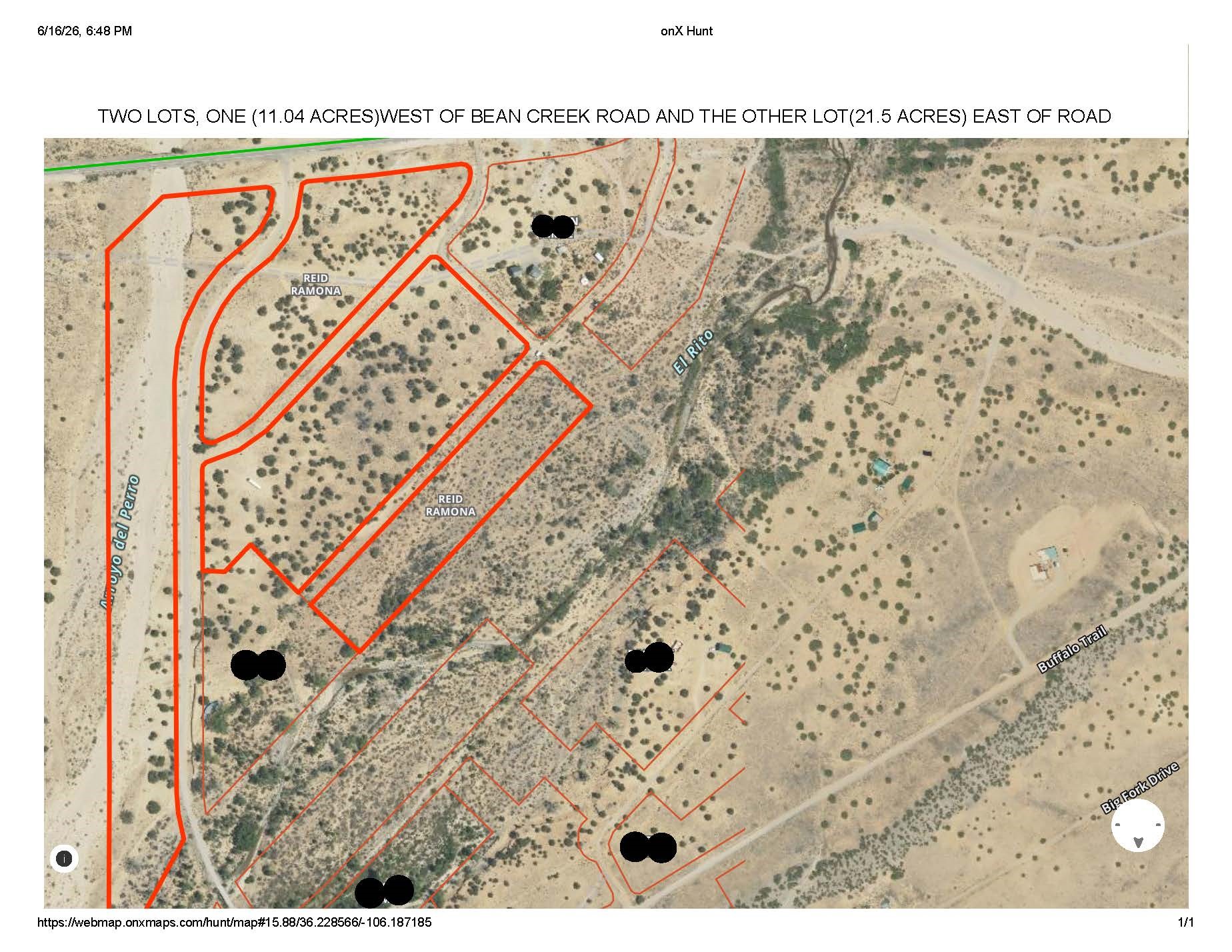 Tbd Tbd Bean Creek Road Abiquiu, NM 87510 - Photo 1 of 22 BEAN CREEK ROAD SEPARATE BOTH LOTS