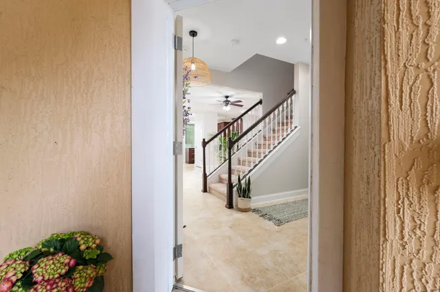 a view of entryway and hall