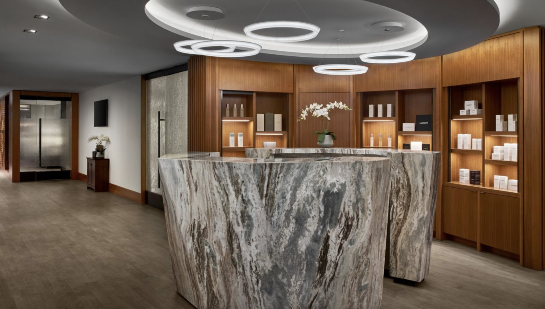 180 East Pearson Street, Unit 5107 Chicago, IL 60611 - Photo 38 of 42 an entryway with a table and chairs