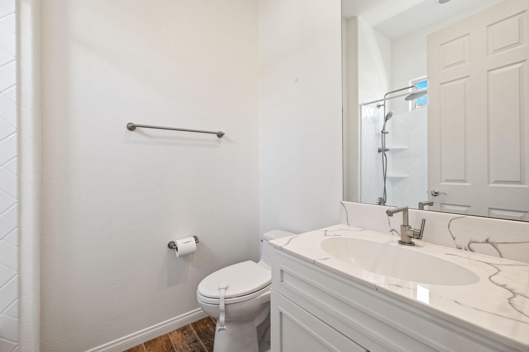32 Calais Circle Rancho Mirage, CA 92270 - Photo 36 of 56 a bathroom with a sink a toilet and a mirror