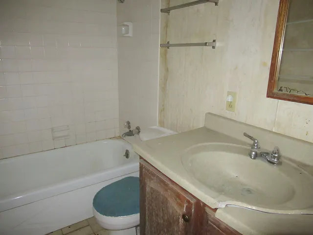 a bathroom with a sink and a toilet