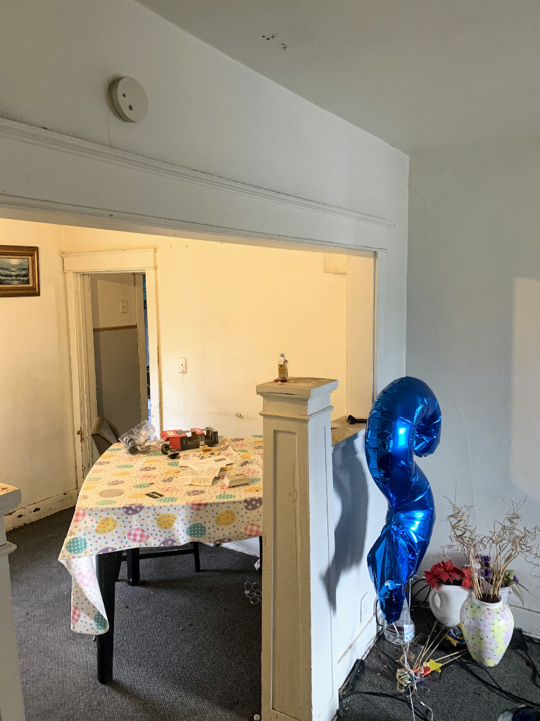 104 Pulaski Road Calumet City, IL 60409 - Photo 12 of 21 a bedroom with a bed and large mirror