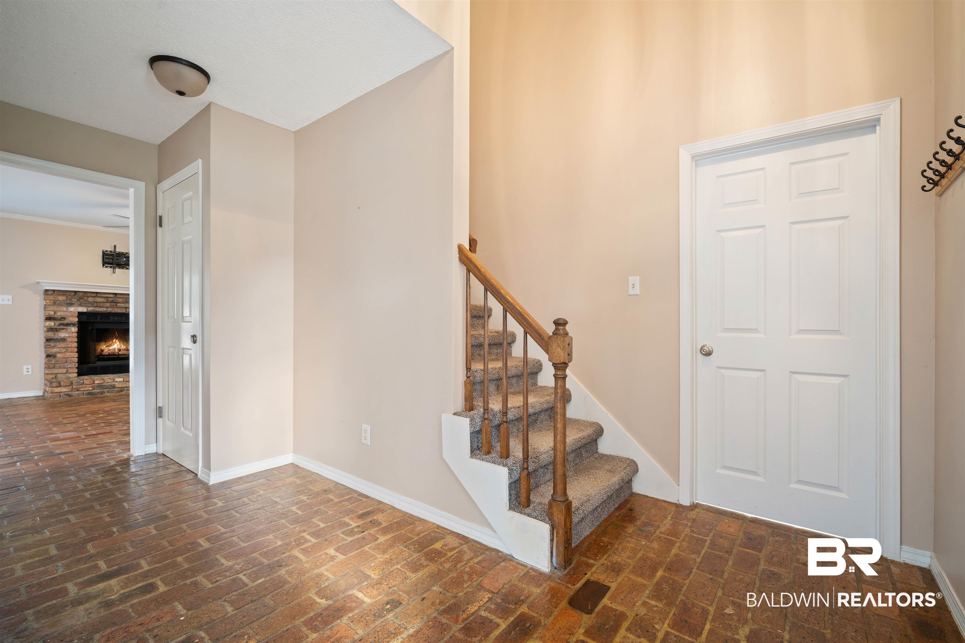 804 Wildwood Avenue Mobile, AL 36609 - Photo 16 of 30 Foyer with a stone fireplace
