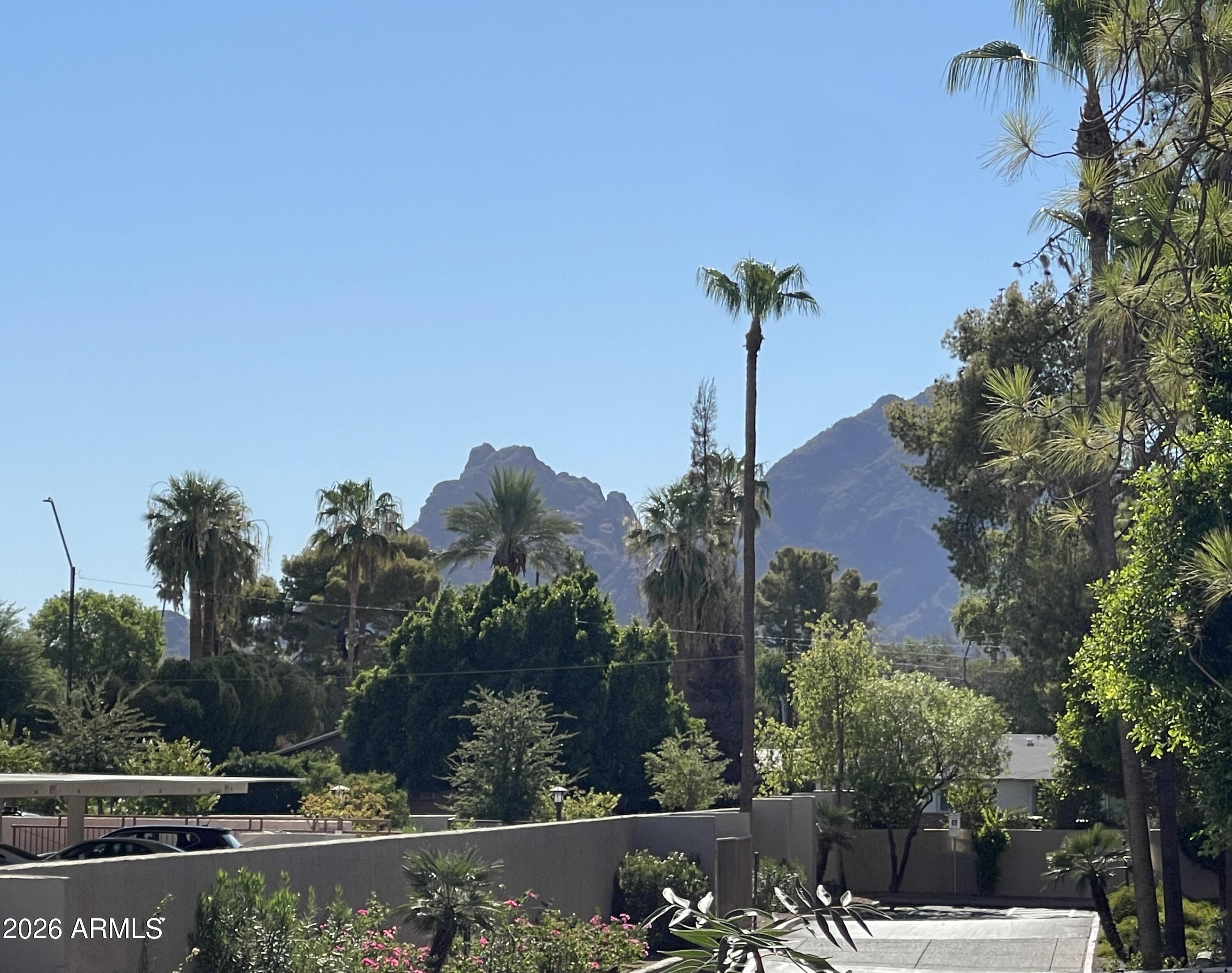 Camelback Mtn view from front of unit