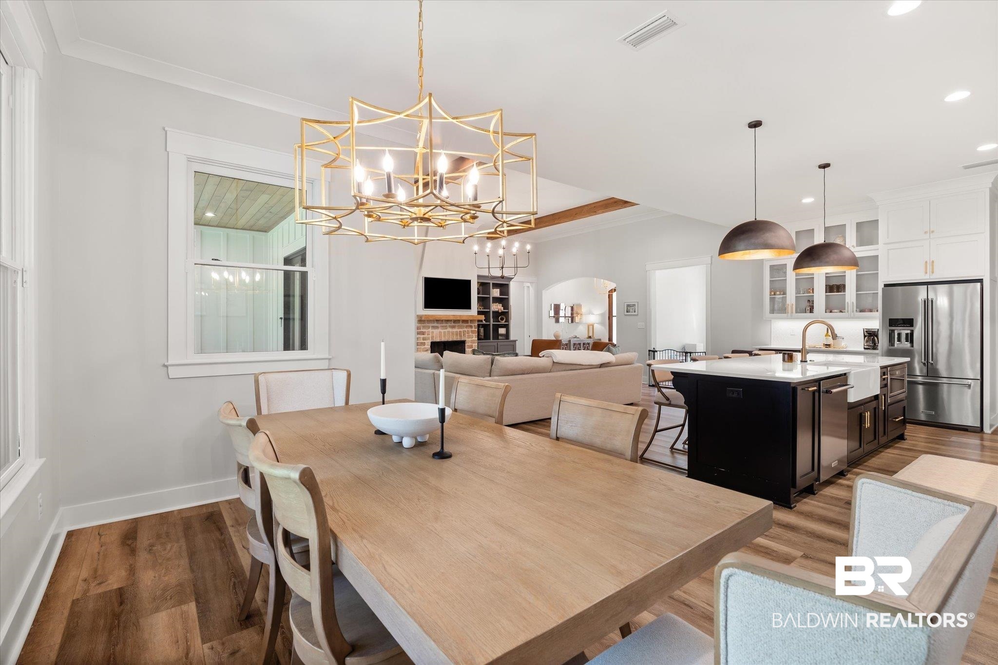 204 Camden Way Fairhope, AL 36532 - Photo 14 of 39 Dining to Kitchen and Great Room