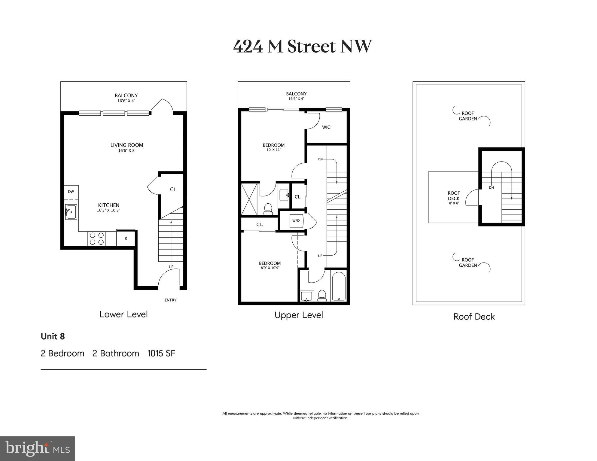 424 M Street Northwest, Unit 8 Washington, DC 20001 - Photo 27 of 27 a picture of a floor plan