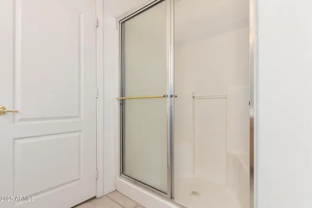 a view of bathroom with shower