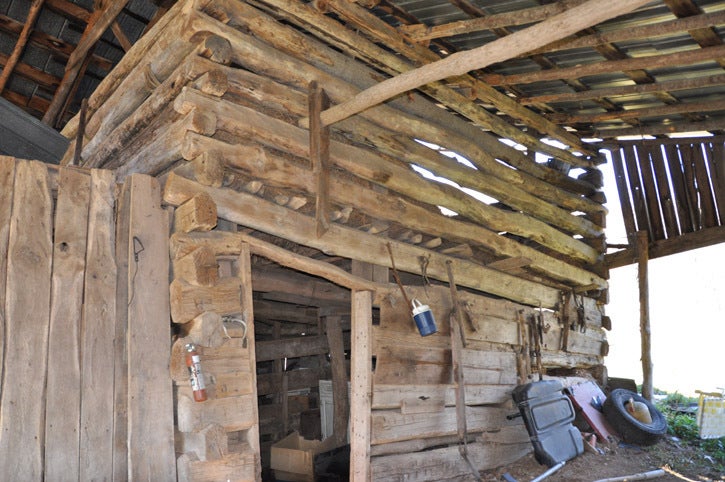 500 Julia Road Renick, WV 24966 - Photo 4 of 20 The axe marks are visible in the logs that were hewn by hand over 100 years ago. The notches are a work of art.