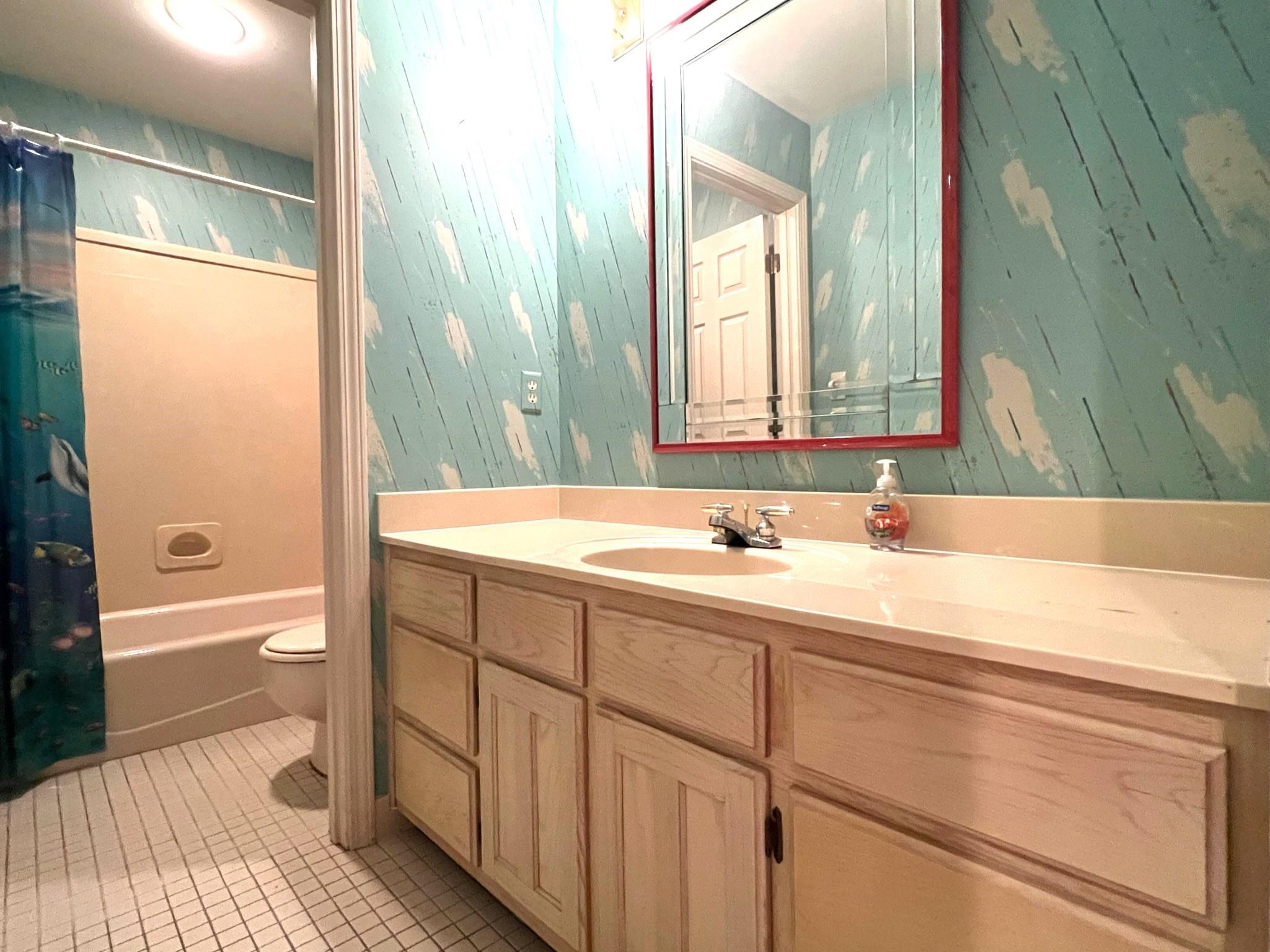 6588 Finch Road Memphis, TN 38141 - Photo 14 of 25 a bathroom with a sink and a bathtub