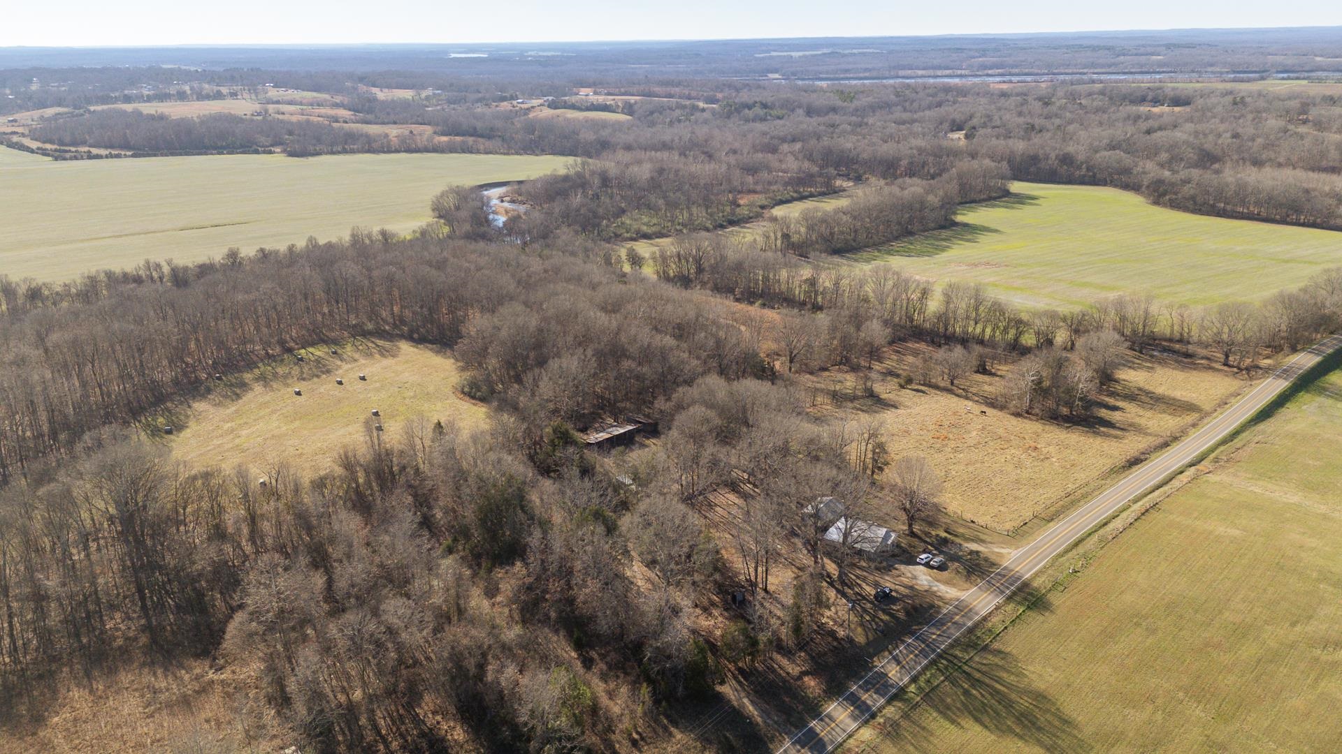 0 128th Highway Savannah, TN 38372 - Photo 7 of 13 Aerial view of property's location with rural landscape