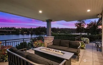 a bed room with a bed and a fireplace