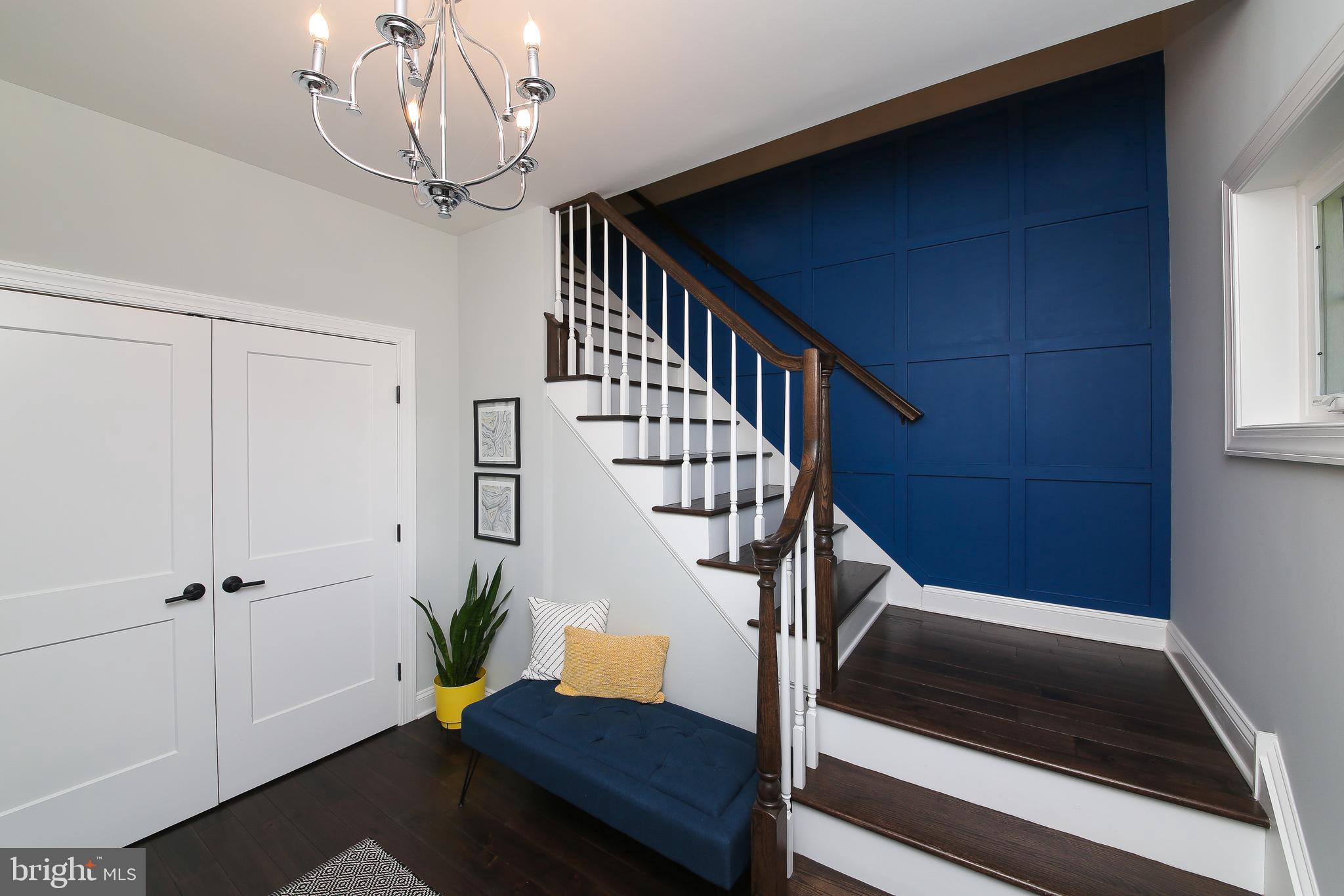 111 Gallagher Road Wayne, PA 19087 - Photo 4 of 31 Entry foyer closet and accent wall