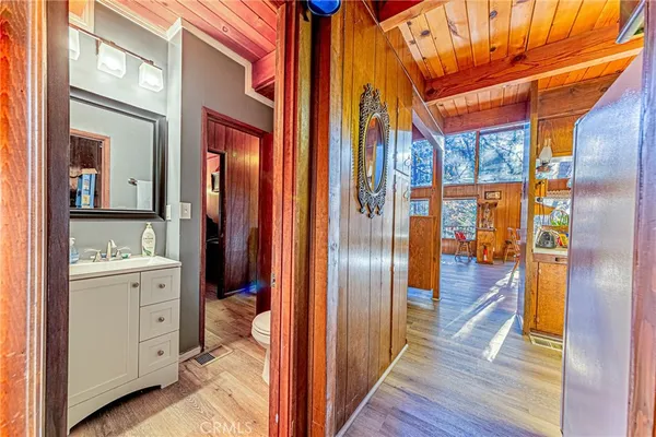 a view of storage and utility room