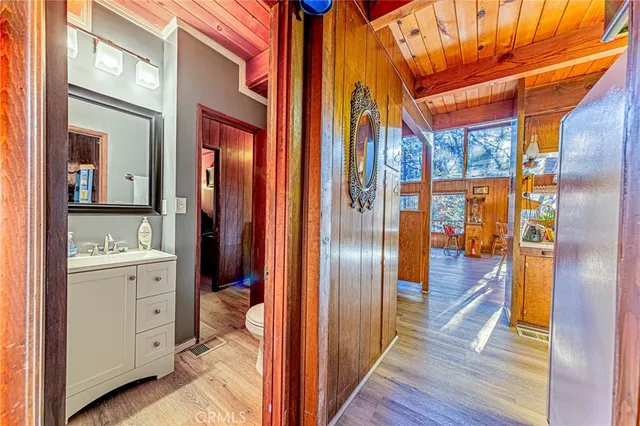 a view of storage and utility room