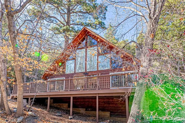 a backyard view of a house