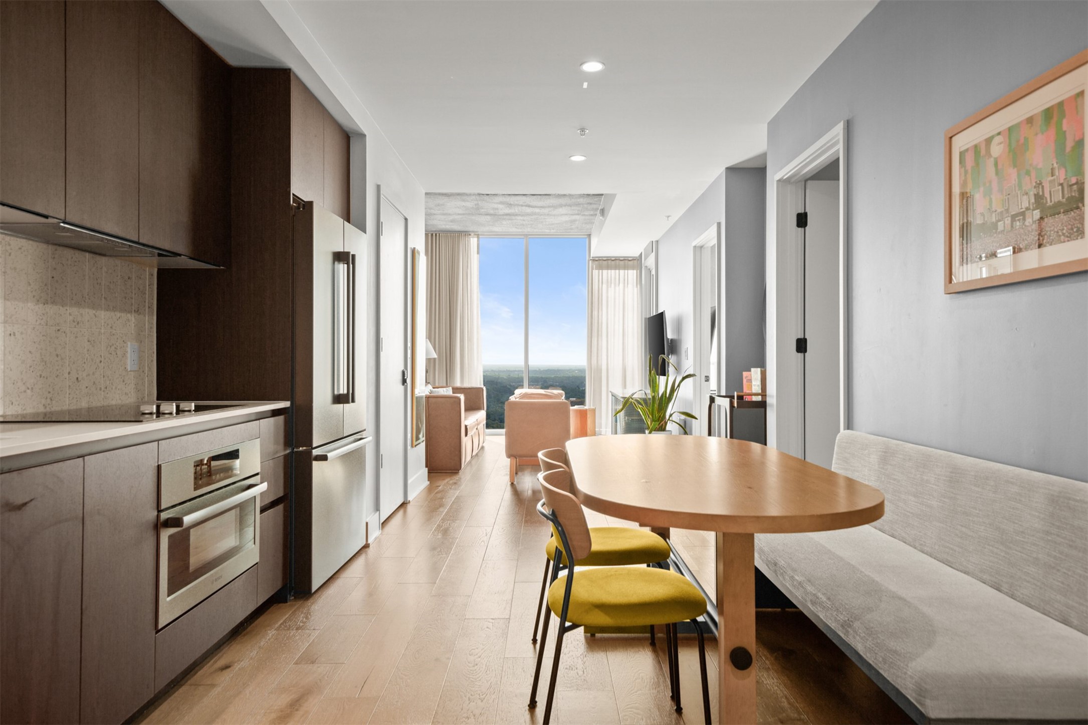 48 East Avenue, Unit 2807 Austin, TX 78701 - Photo 4 of 23 Designed for both style and ease, the layout flows seamlessly, giving you plenty of room to cook, entertain, and make the kitchen your own