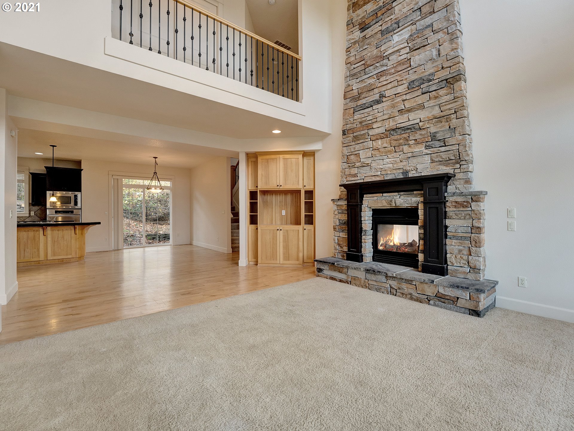 10248 Southeast Nicole Loop Happy Valley, OR 97086 - Photo 5 of 32 a view of a livingroom with a fireplace