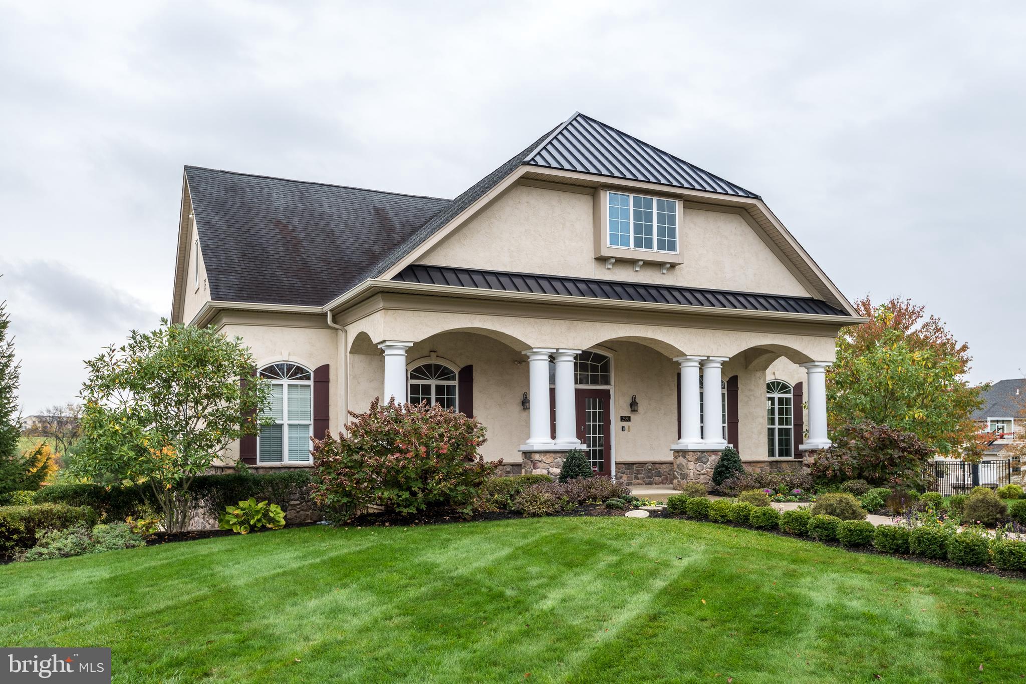 3233 Meadow View Circle, Unit 155 Furlong, PA 18925 - Photo 34 of 36 a front view of a house with a garden